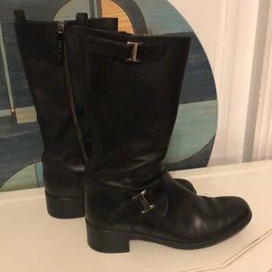 Black Prada Moto Boots Perfect Condition!